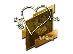 seang@res (Gold) | Boston 2018 sticker