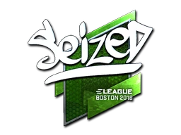seized (Foil) | Boston 2018 sticker