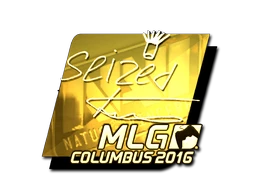 seized (Gold) | MLG Columbus 2016 sticker