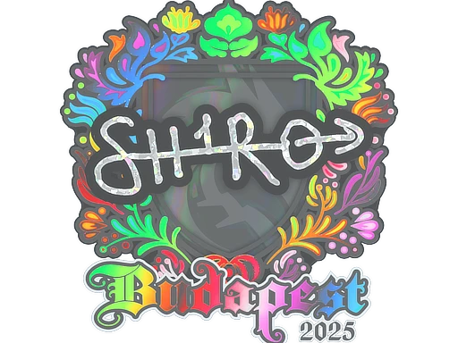 sh1ro (Holo) | Budapest 2025 sticker