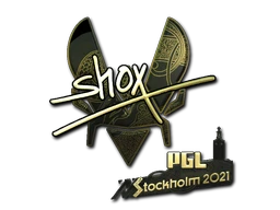 shox (Gold) | Stockholm 2021 sticker