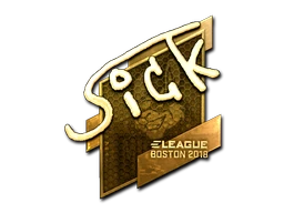 SicK (Gold) | Boston 2018 sticker