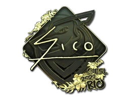 Sico (Gold) | Rio 2022 sticker