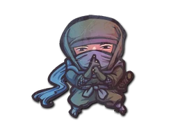 Silent Ninja sticker