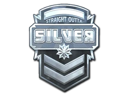 Silver sticker