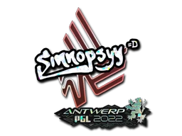 sinnopsyy (Glitter) | Antwerp 2022 sticker
