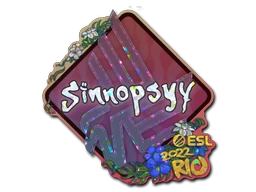 sinnopsyy (Glitter) | Rio 2022 sticker