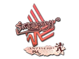 sinnopsyy (Holo) | Antwerp 2022 sticker