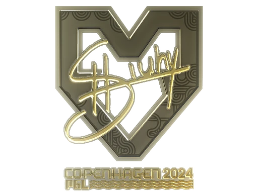 siuhy (Gold) | Copenhagen 2024 sticker