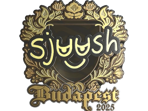 sjuush (Gold) | Budapest 2025 sticker