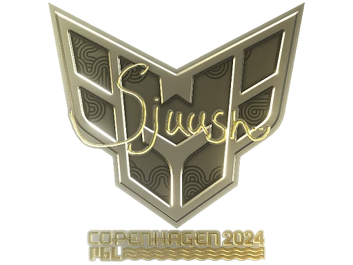 sjuush (Gold) | Copenhagen 2024 sticker
