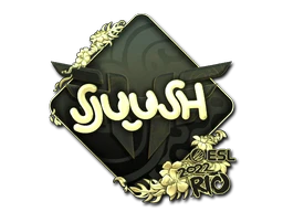 sjuush (Gold) | Rio 2022 sticker