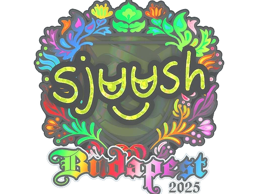 sjuush (Holo) | Budapest 2025 sticker