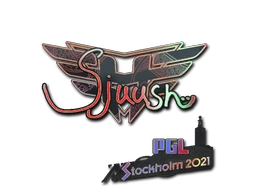 sjuush (Holo) | Stockholm 2021 sticker