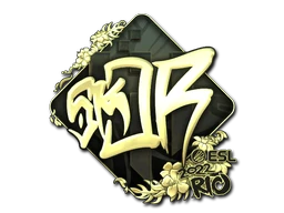 sk0R (Gold) | Rio 2022 sticker