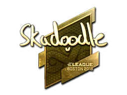 Skadoodle (Gold) | Boston 2018 sticker