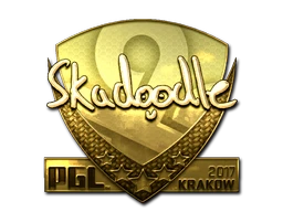 Skadoodle (Gold) | Krakow 2017 sticker