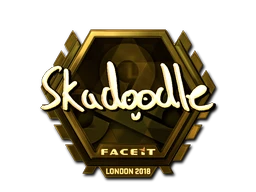 Skadoodle (Gold) | London 2018 sticker