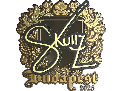 skullz (Gold) | Budapest 2025 sticker