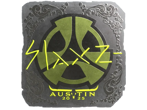 slaxz- (Foil) | Austin 2025 sticker