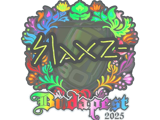 slaxz- (Holo) | Budapest 2025 sticker