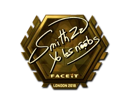 SmithZz (Gold) | London 2018 sticker