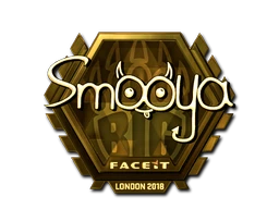 smooya (Gold) | London 2018 sticker