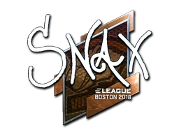 Snax (Foil) | Boston 2018 sticker