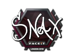 Snax | London 2018 sticker