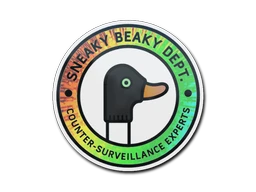 Sneaky Beaky Dept. sticker