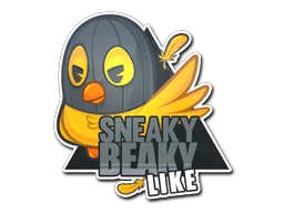 Sneaky Beaky Like sticker