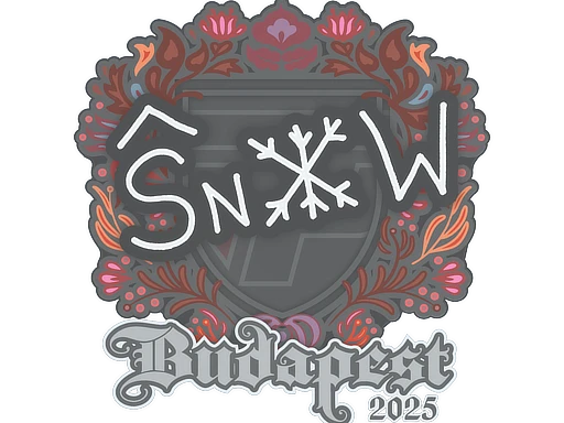 snow | Budapest 2025 sticker