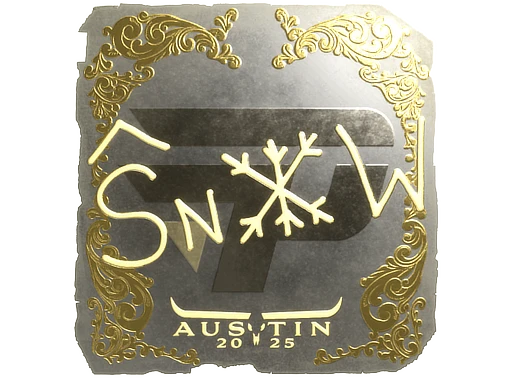 snow (Gold) | Austin 2025 sticker