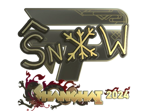 snow (Gold) | Shanghai 2024 sticker
