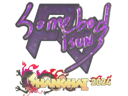 somebody (Glitter) | Shanghai 2024 sticker