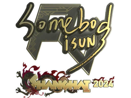 somebody (Gold) | Shanghai 2024 sticker