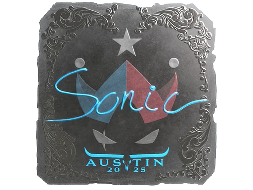Sonic (Foil) | Austin 2025 sticker