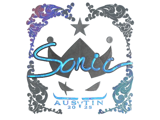 Sonic (Holo) | Austin 2025 sticker