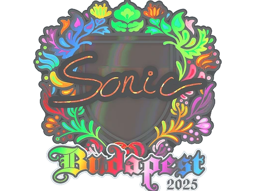 Sonic (Holo) | Budapest 2025 sticker