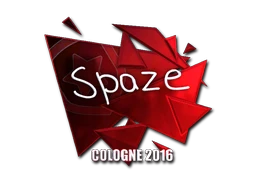 spaze (Foil) | Cologne 2016 sticker