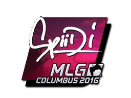 Spiidi (Foil) | MLG Columbus 2016 sticker