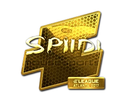 Spiidi (Gold) | Atlanta 2017 sticker