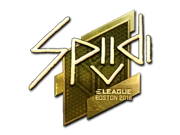 Spiidi (Gold) | Boston 2018 sticker