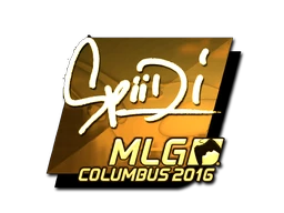 Spiidi (Gold) | MLG Columbus 2016 sticker