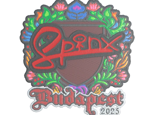 Spinx (Embroidered) | Budapest 2025 sticker