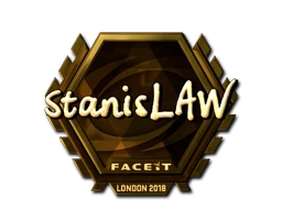 stanislaw (Gold) | London 2018 sticker