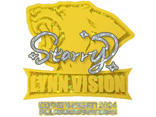 Starry (Glitter) | Copenhagen 2024 sticker