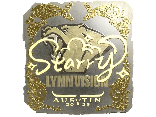 Starry (Gold) | Austin 2025 sticker
