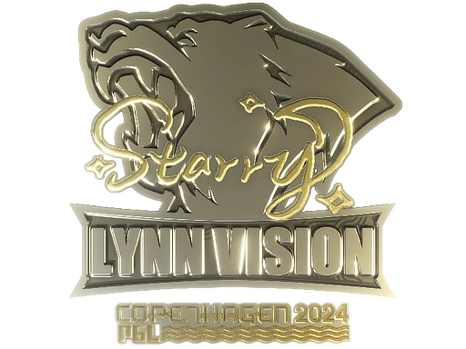 Starry (Gold) | Copenhagen 2024 sticker