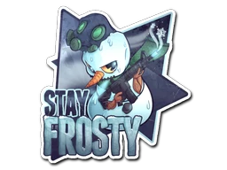 Stay Frosty sticker